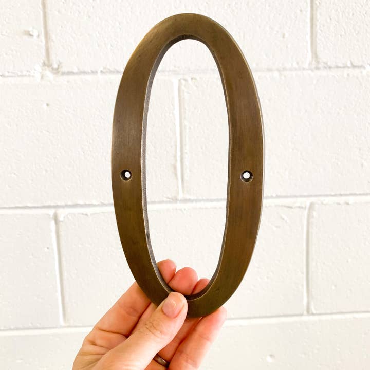 Ocean Luxe - Wholesale Wall Accent - Large Brass House Numbers11