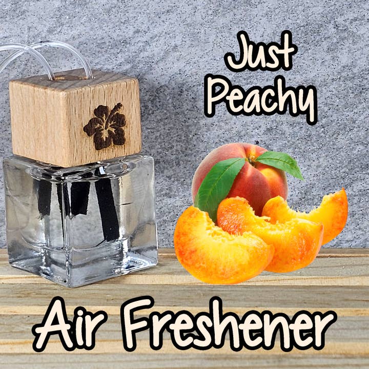 Just Peachy Car Air Freshener for wholesale by Ohana Scents