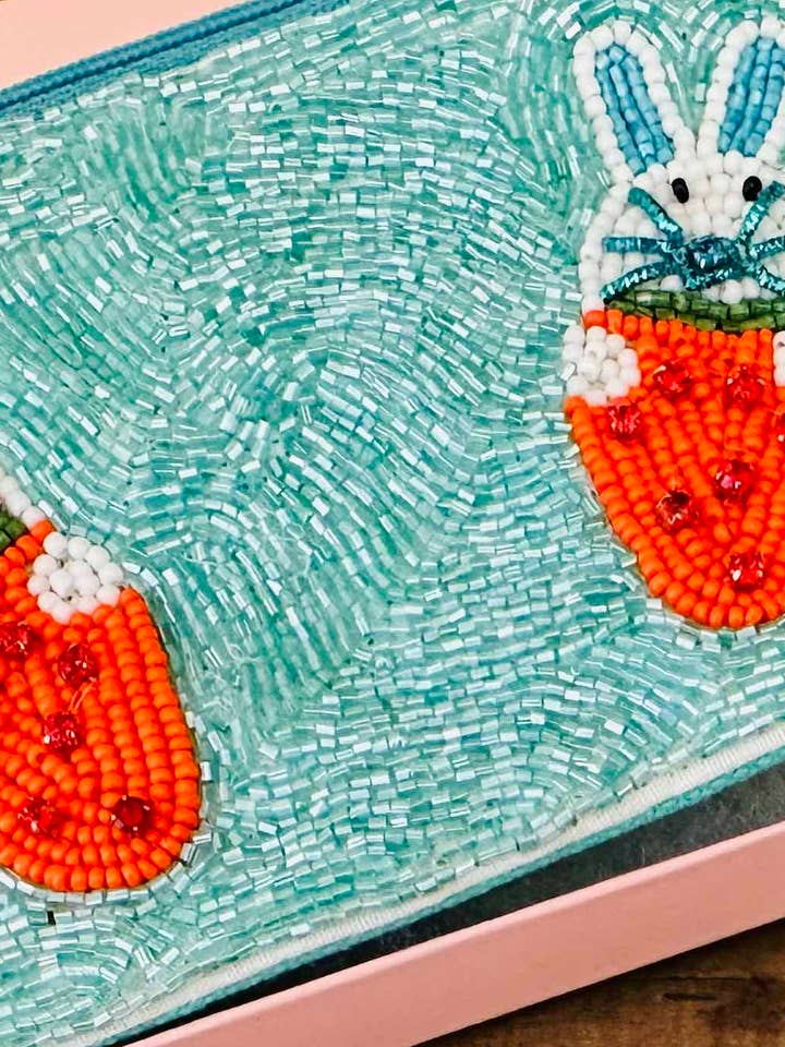 Bolsita de Pascua con cuentas para venta al por mayor de Carol Young Silver