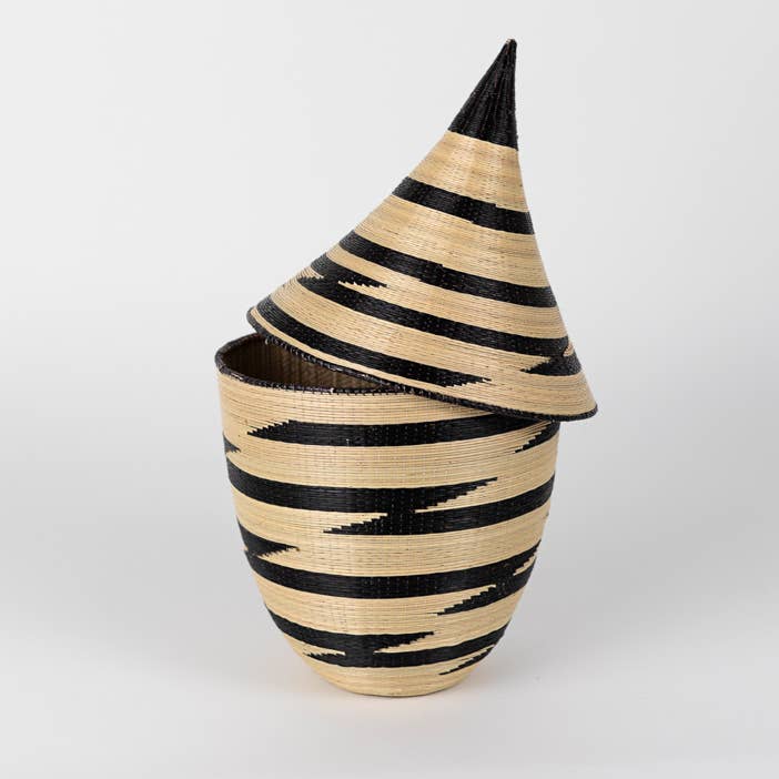 Villages Wholesale - Wholesale Basket - Traditional Rwandan Peace Basket (2 Patterns)1