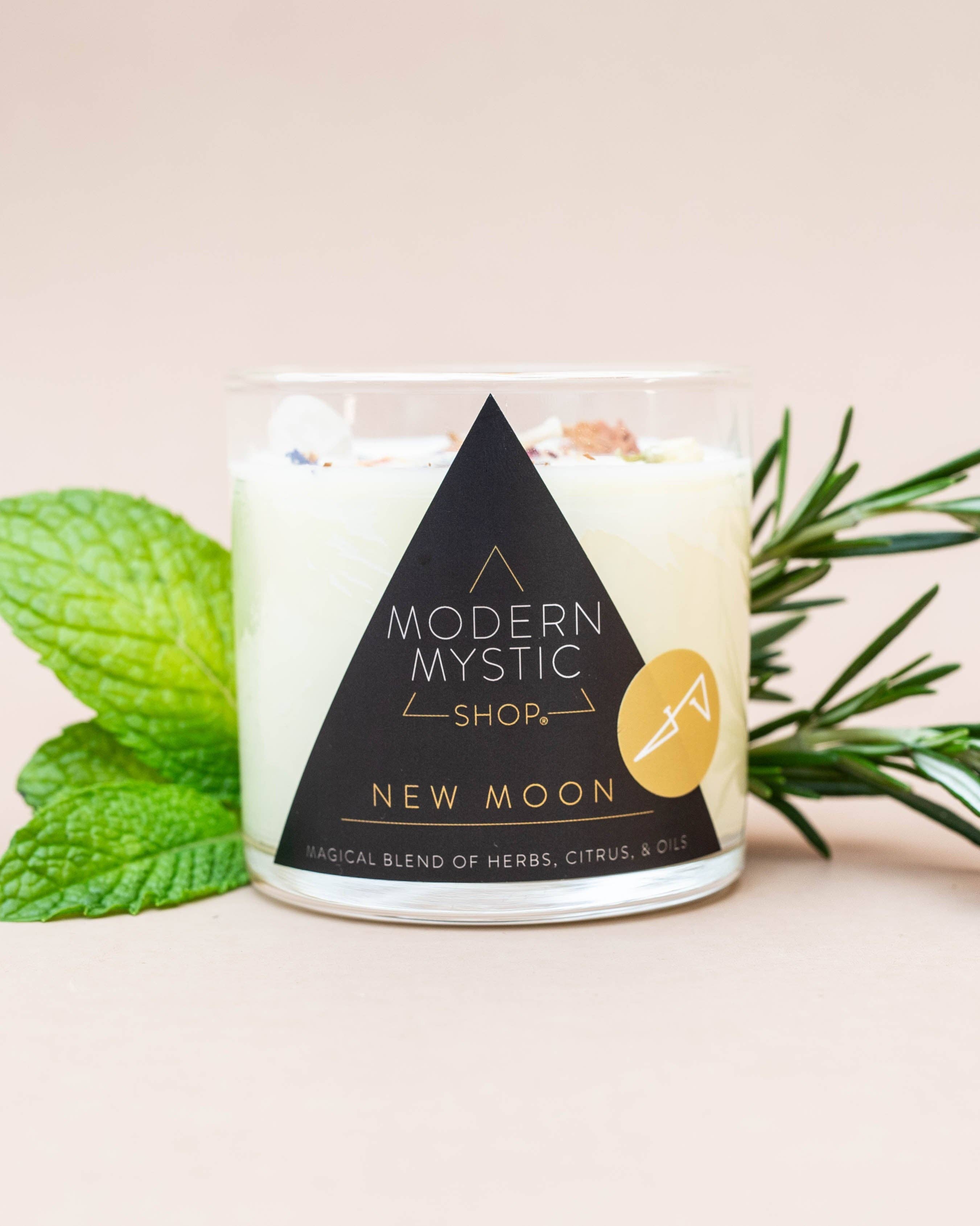 Modern Mystic Shop - Wholesale Jar/Filled Candle - New Moon Candle5