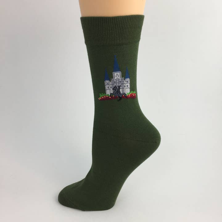 New Orleans Cathedral Socks for wholesale by SongLily