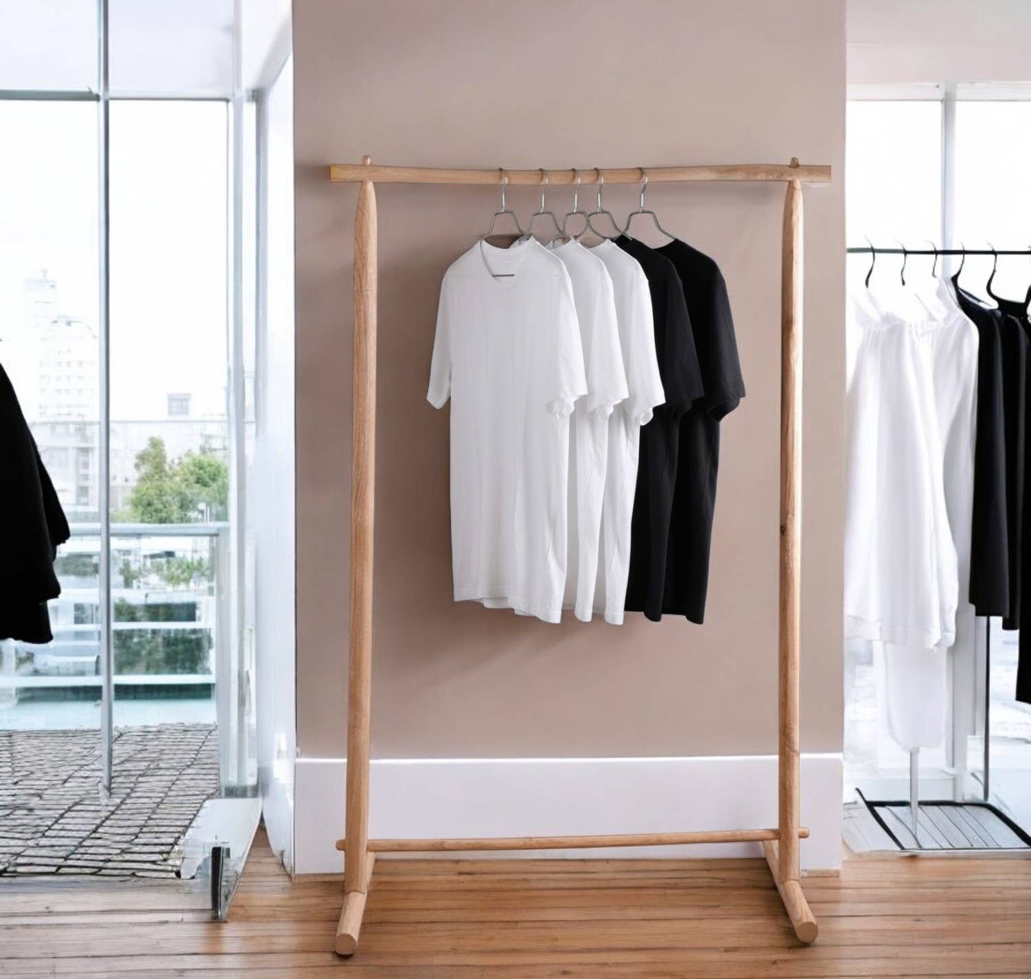 prairie studio - Vendita all'ingrosso Appendiabiti - Indossando abiti in legno fatti a mano3