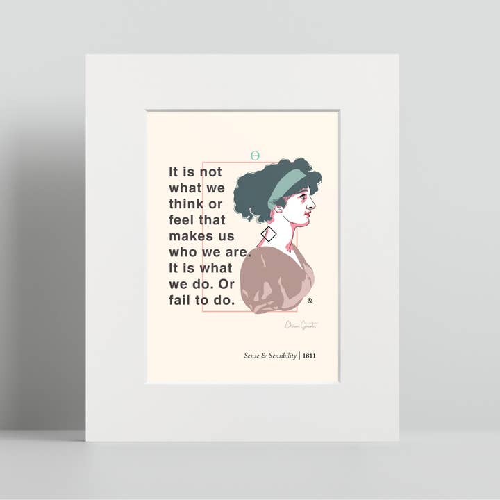 Addvent - Wholesale Art Print - Jane Austen Novels / Small Art Prints
