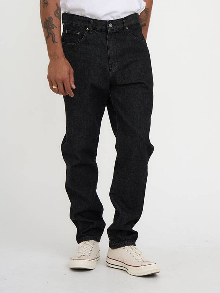 Dixon Tapered Jean - Washed Black for wholesale on Faire