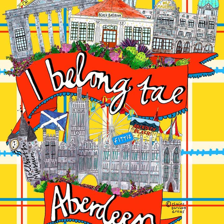Claire Barclay Draws – Großhandel Kunstdruck – Ich gehöre Tae ABERDEEN Kunst-Print1