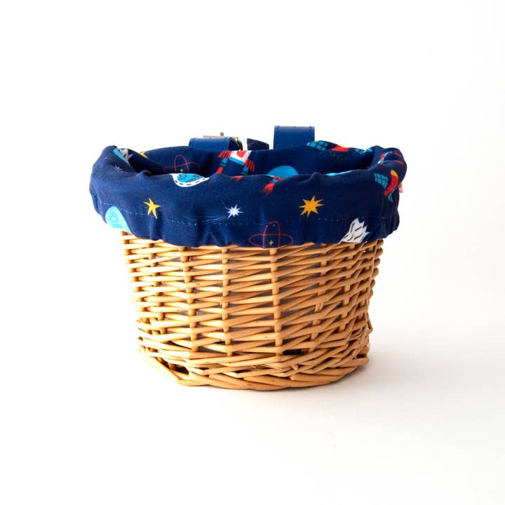Beep - Wholesale Basket - Kids & Baby - Beep Kids Wicker Basket with Fun Rocket Liner1