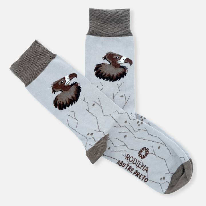 Black Vulture Socks- Patrician Fauna Collection and other Purchase Wholesale calzature ortopediche. Free Returns & Net 60 Terms on Faire trending on Faire.