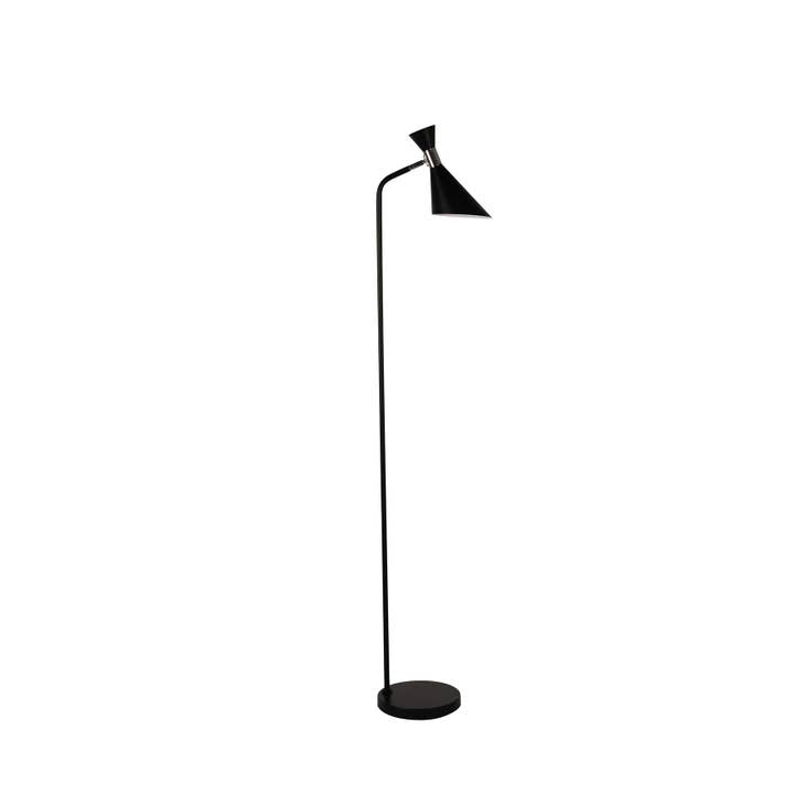 Lampadaire en métal blanc. 28*20,5*140 cm pour la vente par Gdeco