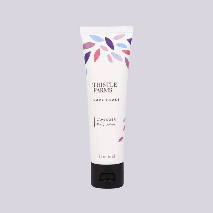 Thistle Farms - Wholesale Body Cream/Lotion - Lavender Body Lotion Mini 2 oz | Moringa & Coconut Oil