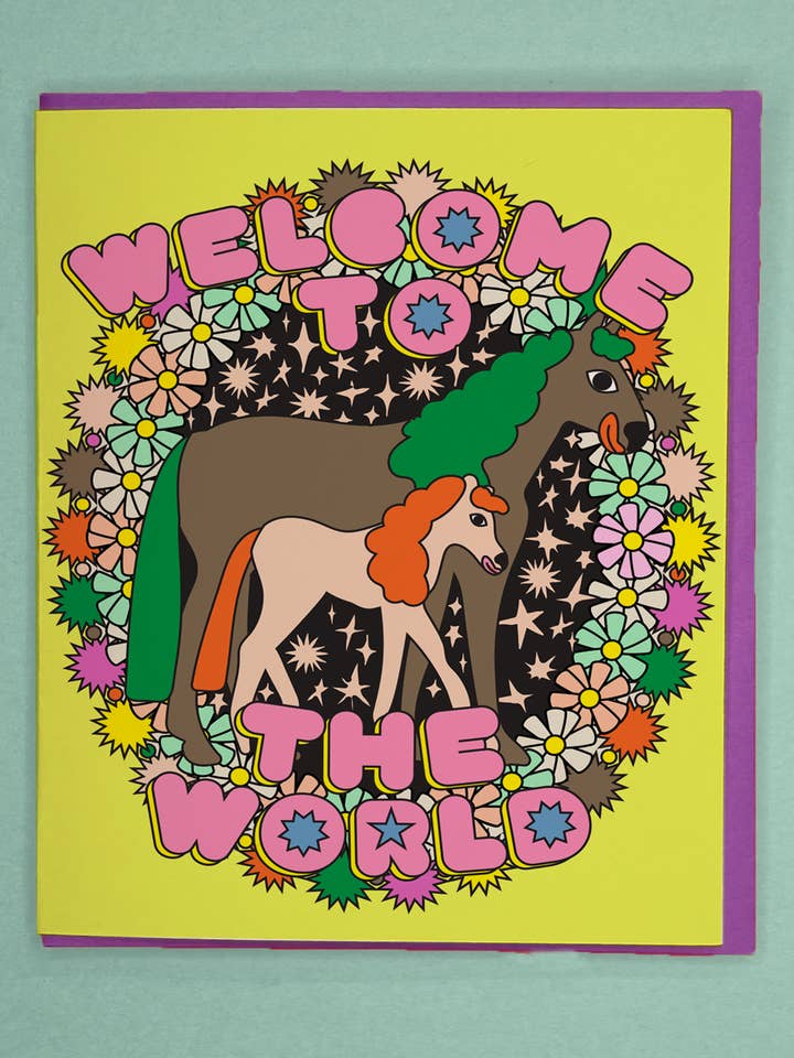 Card - Welcome To The World for wholesale by Ash + Chess