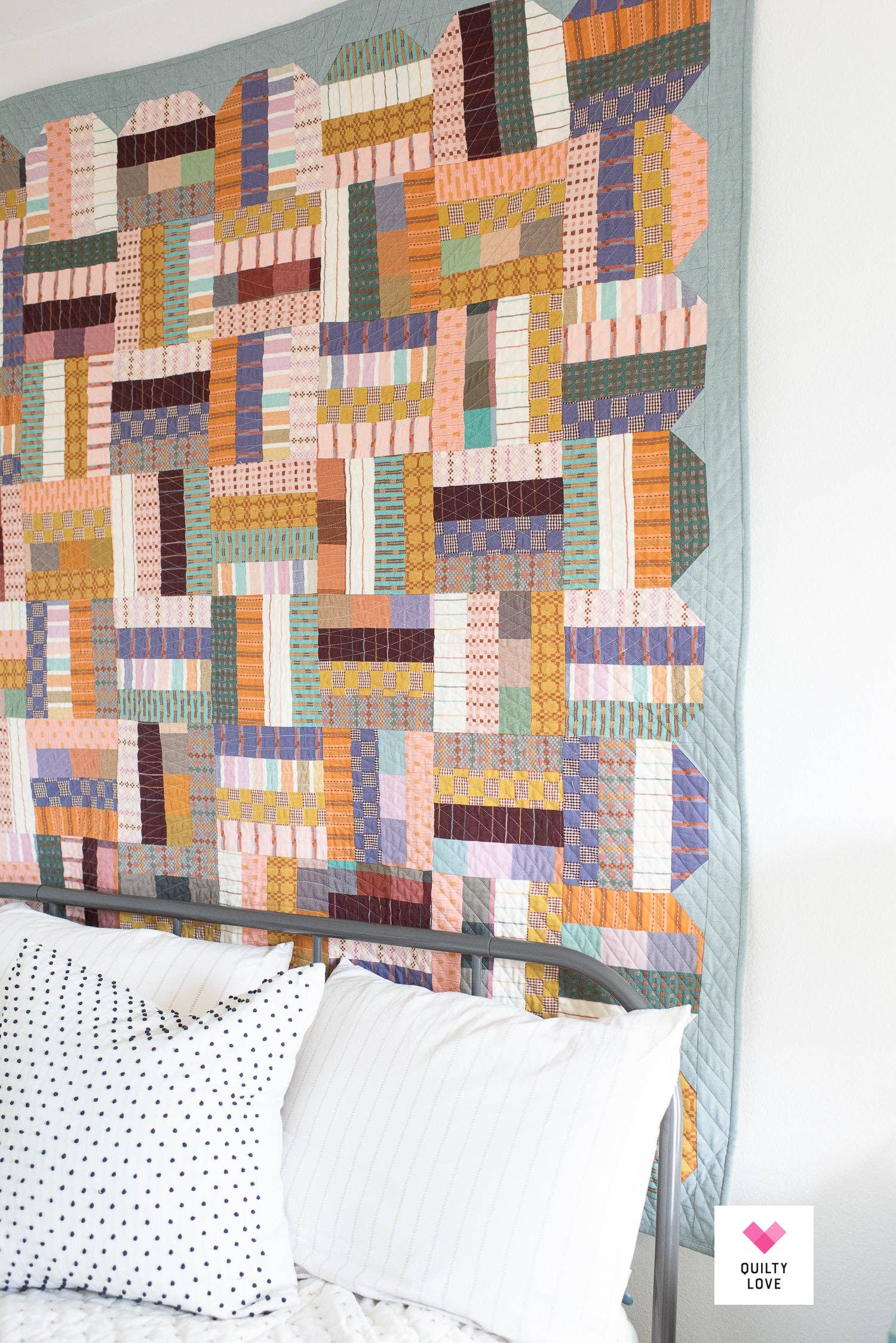 Quilty Love - Wholesale Craft Sewing Kit - Happy Scallops Printed PAPER pattern6