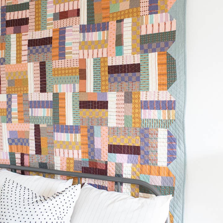 Quilty Love - Wholesale Craft sewing kit - Happy Scallops Printed PAPER pattern6