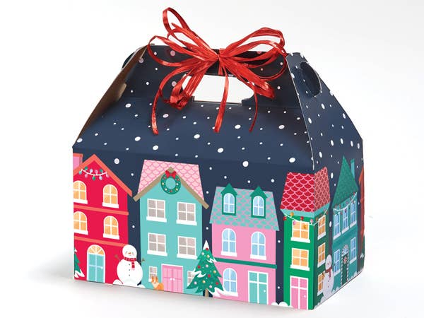 Nashville Wraps - Wholesale Gift Box - Christmas Print Gable Boxes10