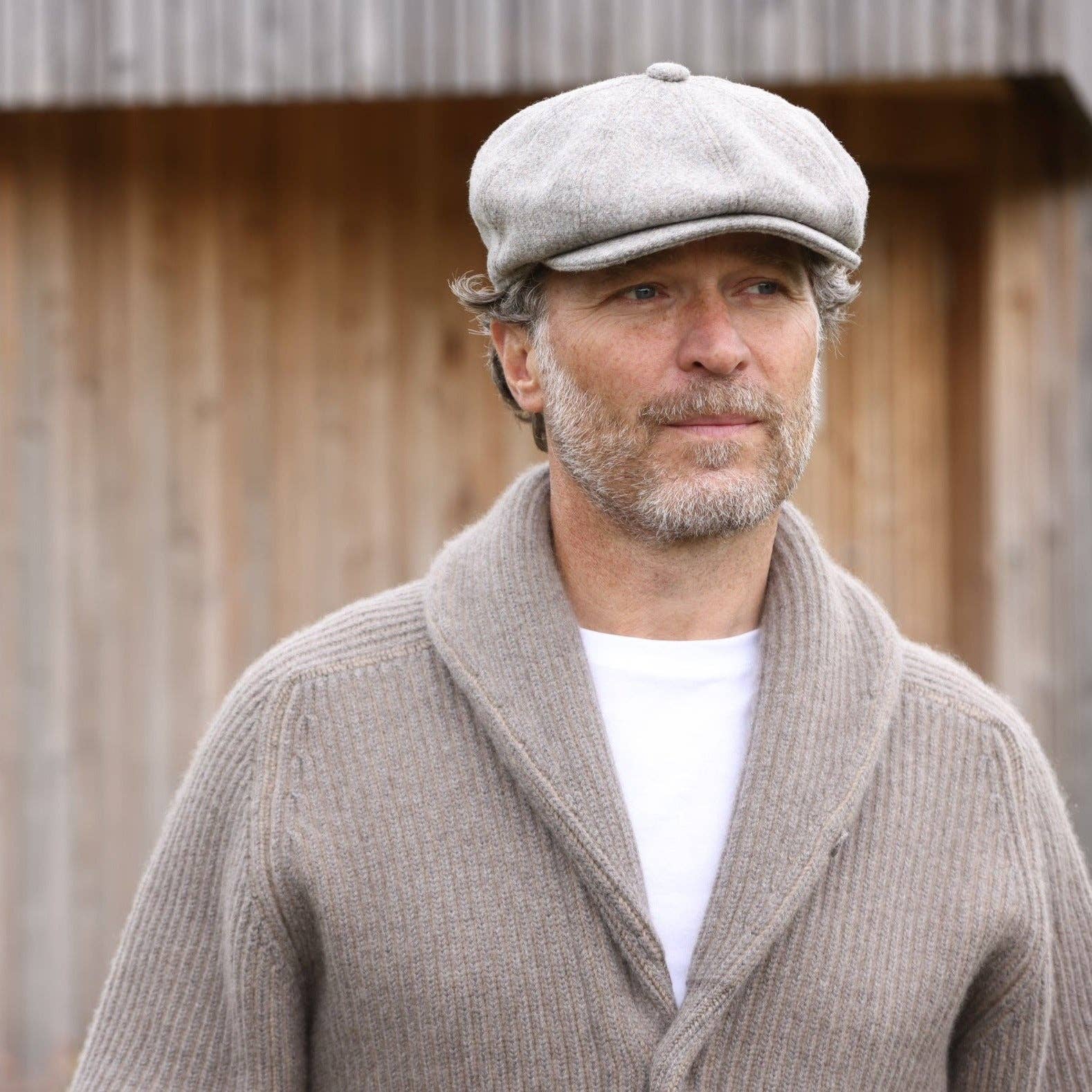 Heritage Traditions - Wholesale Newsboy/Schoolboy Hat - Men's - Carlyle Heath Plain Wool Mix Newsboy Cap6