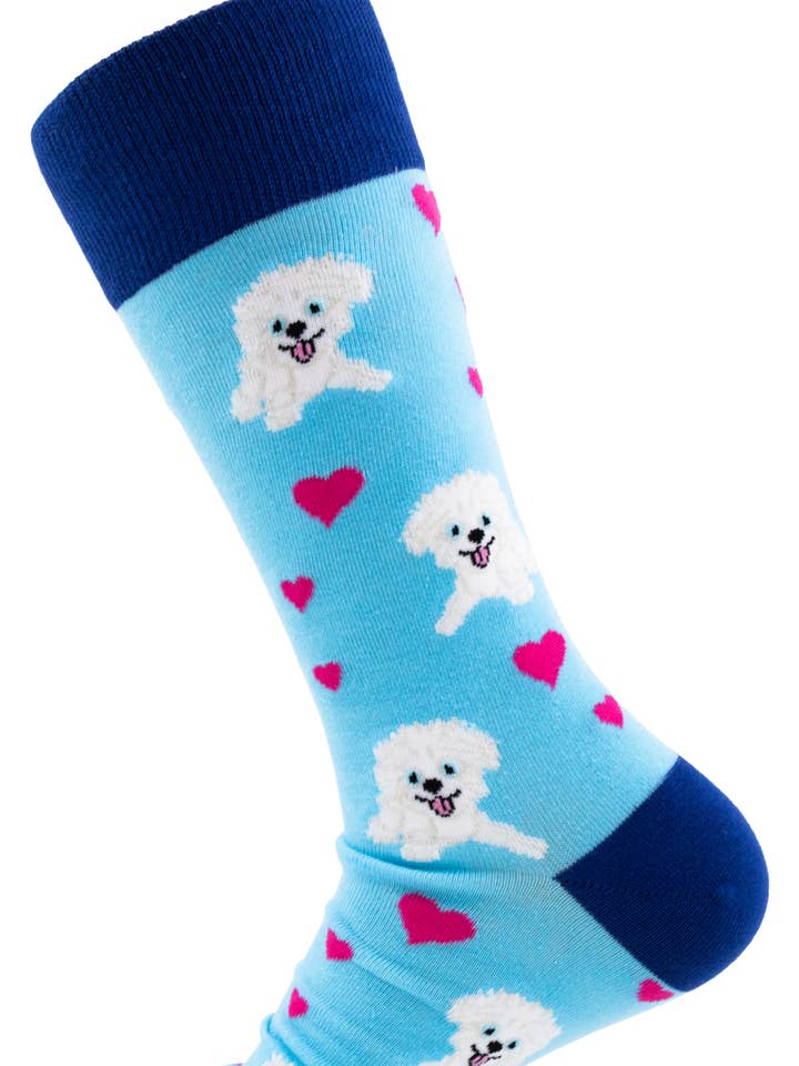 Puppy Love Unisex Cotton Casual Novelty Funny Socks for wholesale by SoXcellent