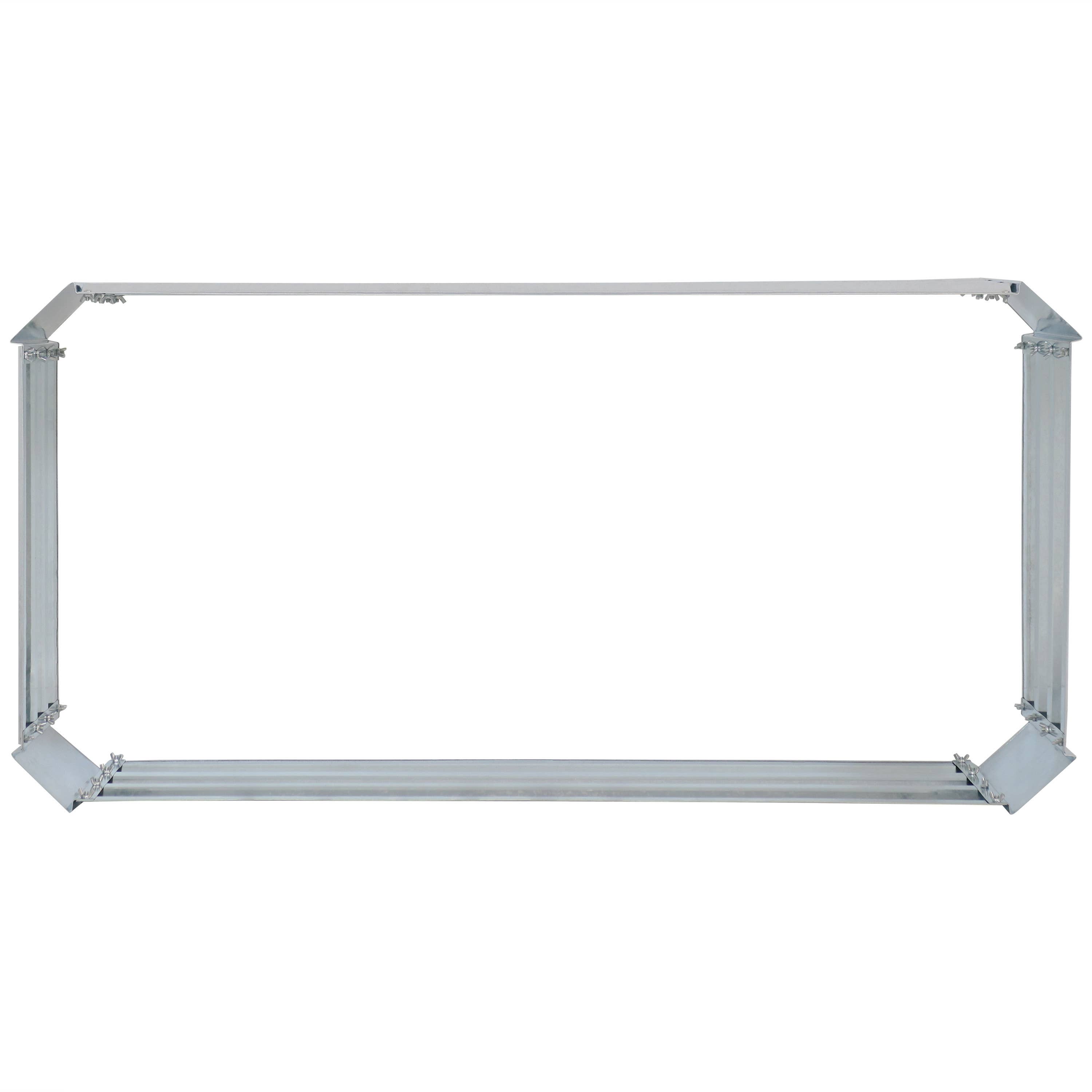 HomeRoots - Wholesale Planter Box - 12" X 48" Silver Metal Rectangular Raised Garden Bed3