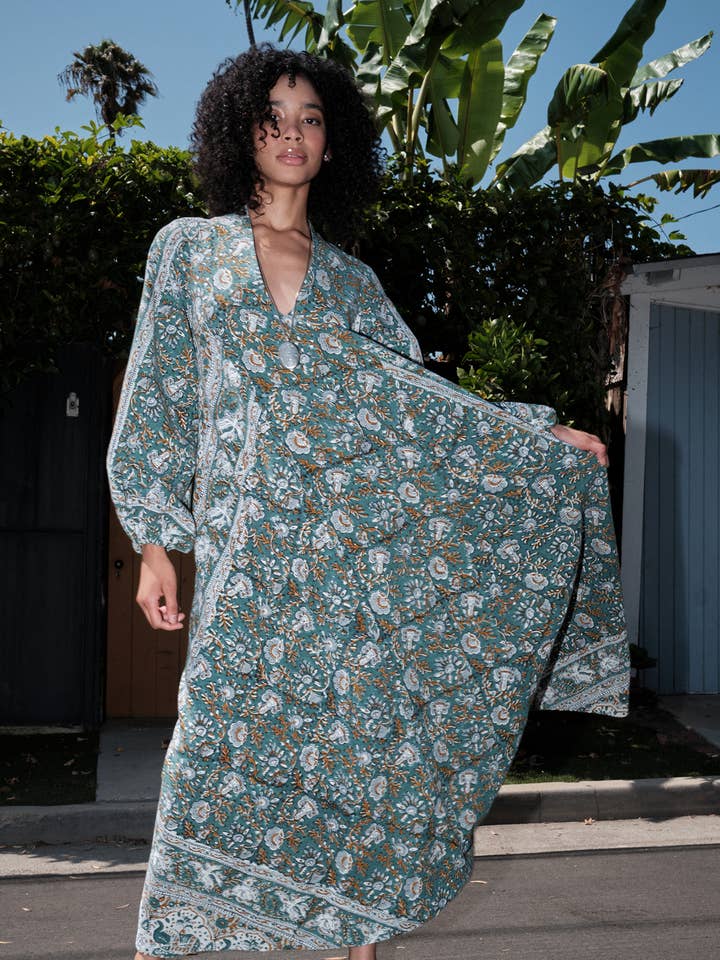 Cass Tapestry Maxi por atacado de John & Mickie