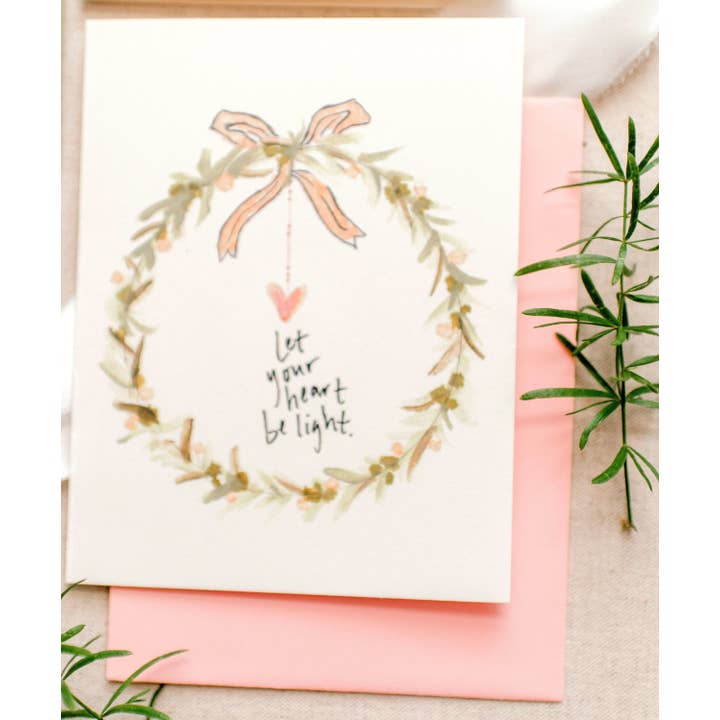 Sweet Julie Marie - Wholesale Christmas Card - Christmas Cards Let Your Heart Be Light Box of 6