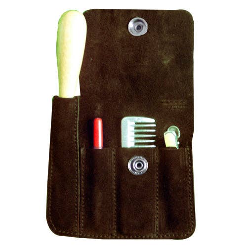 Intrepid International - Vente Après-shampoing/produit de soin pour cheval - Kit de base pour tresser la crinière de cheval en cuir3