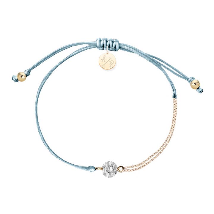 CZ Solitaire Bracelet - Bluebell for wholesale by Adriana Pappas Designs