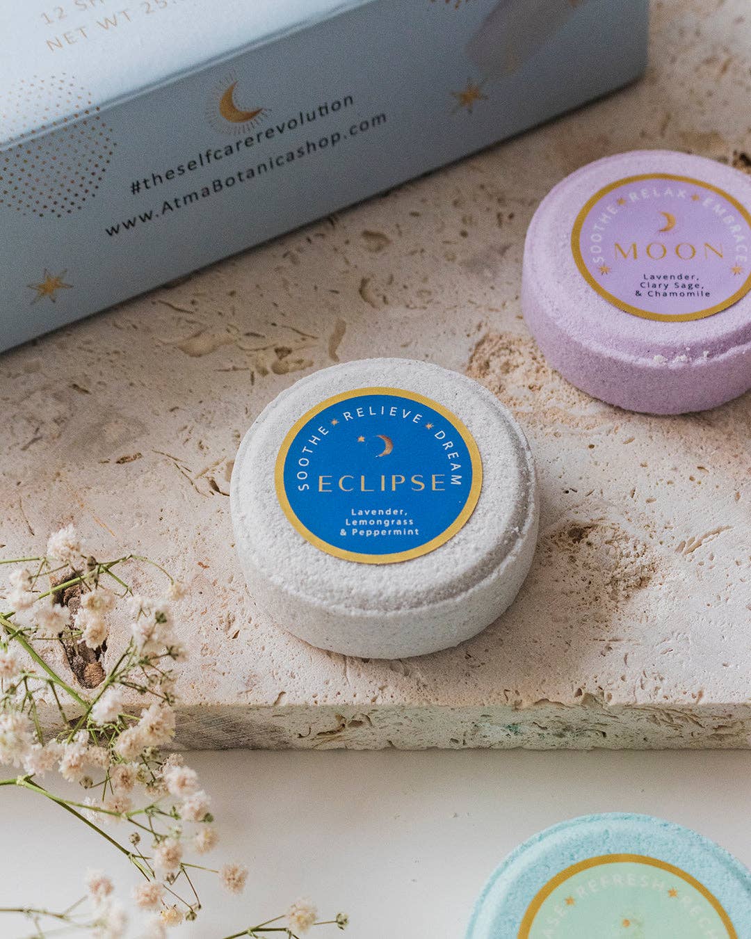 Atma Botanica - Wholesale Shower Steamer/Bomb - Shower Steamers - Shower Bombs with Essential Oils - Hand Made Shower Fizzies - Strong Shower Tablets - Aromatherapy - 2 OZ3