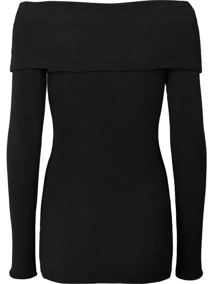 gai-lisva – Großhandel Strickpullover – Damen – Asha Woll-Top in Schwarz5