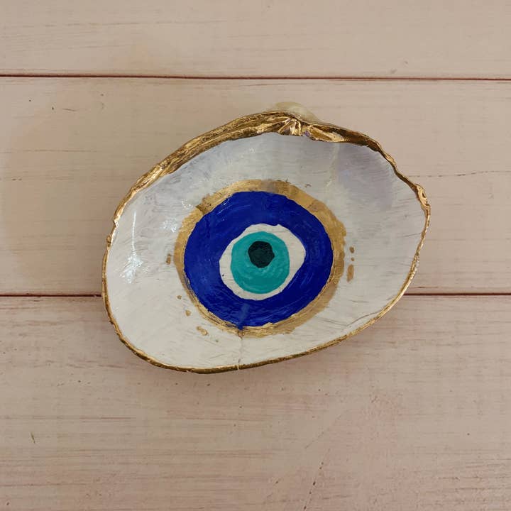 Serenity Shells - Wholesale Jewelry Dish - “Evil Eye” Serenity Shells
