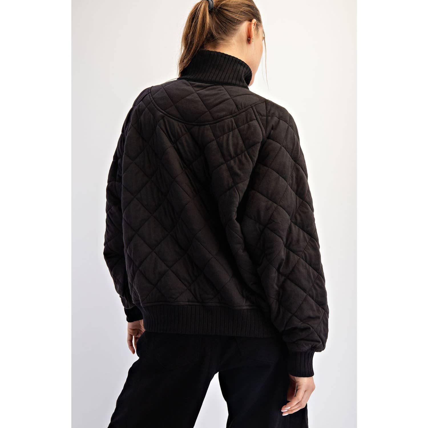 Rae Mode - Wholesale Lounge Top - Women's - QUILTED SNAP PULLOVER2