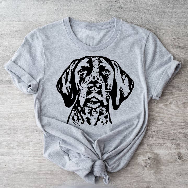 German Shorthair Pointer (Paisley) | Unisex T-Shirt for wholesale by Spicy Kitten Designs