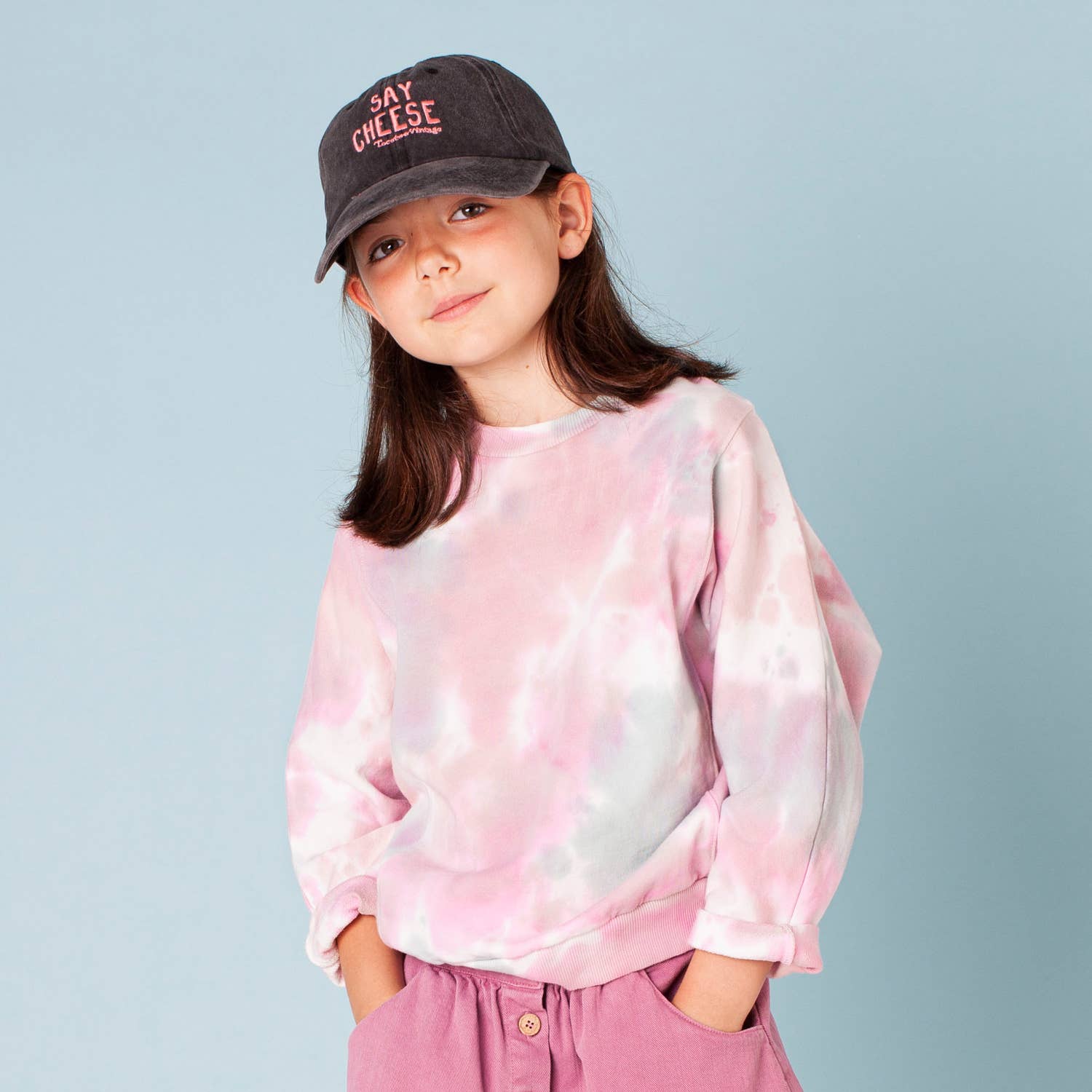 Vert Sweatshirt tie-dye S54623 en vente sur Faire4