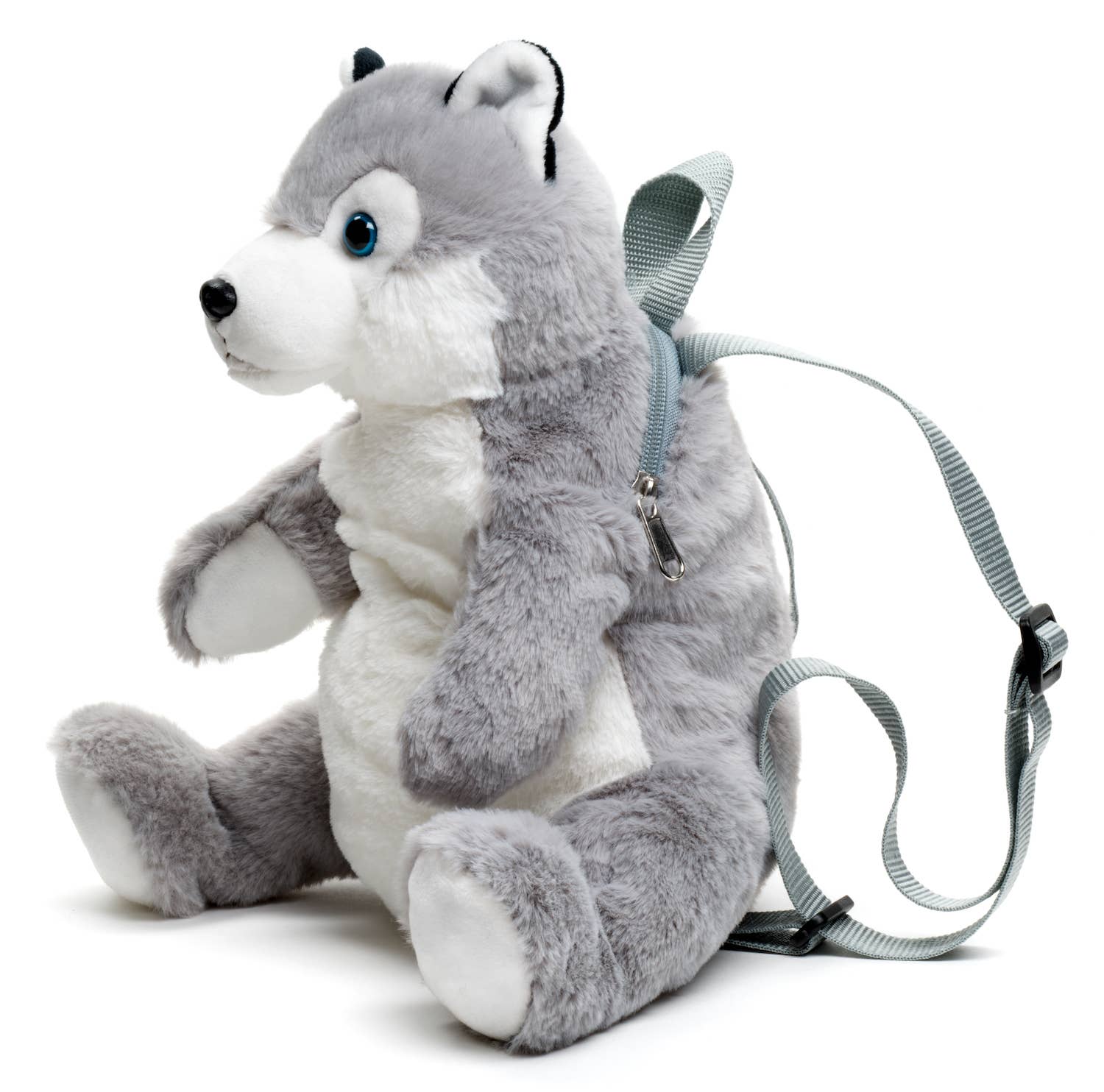 Uni Toys - Wholesale Stuffed/plush toy – Kids & baby - Plush backpack (Husky) - 35 cm (height)