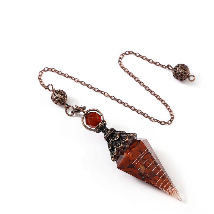 Gemcohub - Wholesale Spiritual Stone/Crystal - Hexagonal Pyramid Crystal Stone Pendulum9