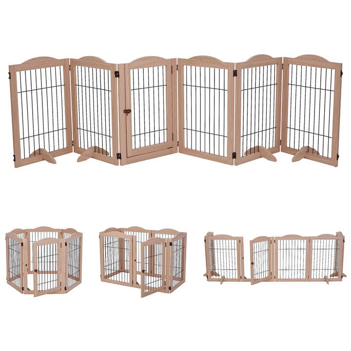 Freestanding Dog Gates, 6-Panel Extension for wholesale by Arf Pets