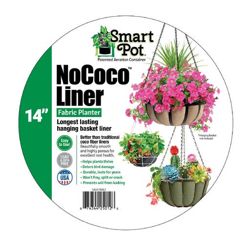NoCoco Basket Liner - 14" Assortment for wholesale by Smart Pots