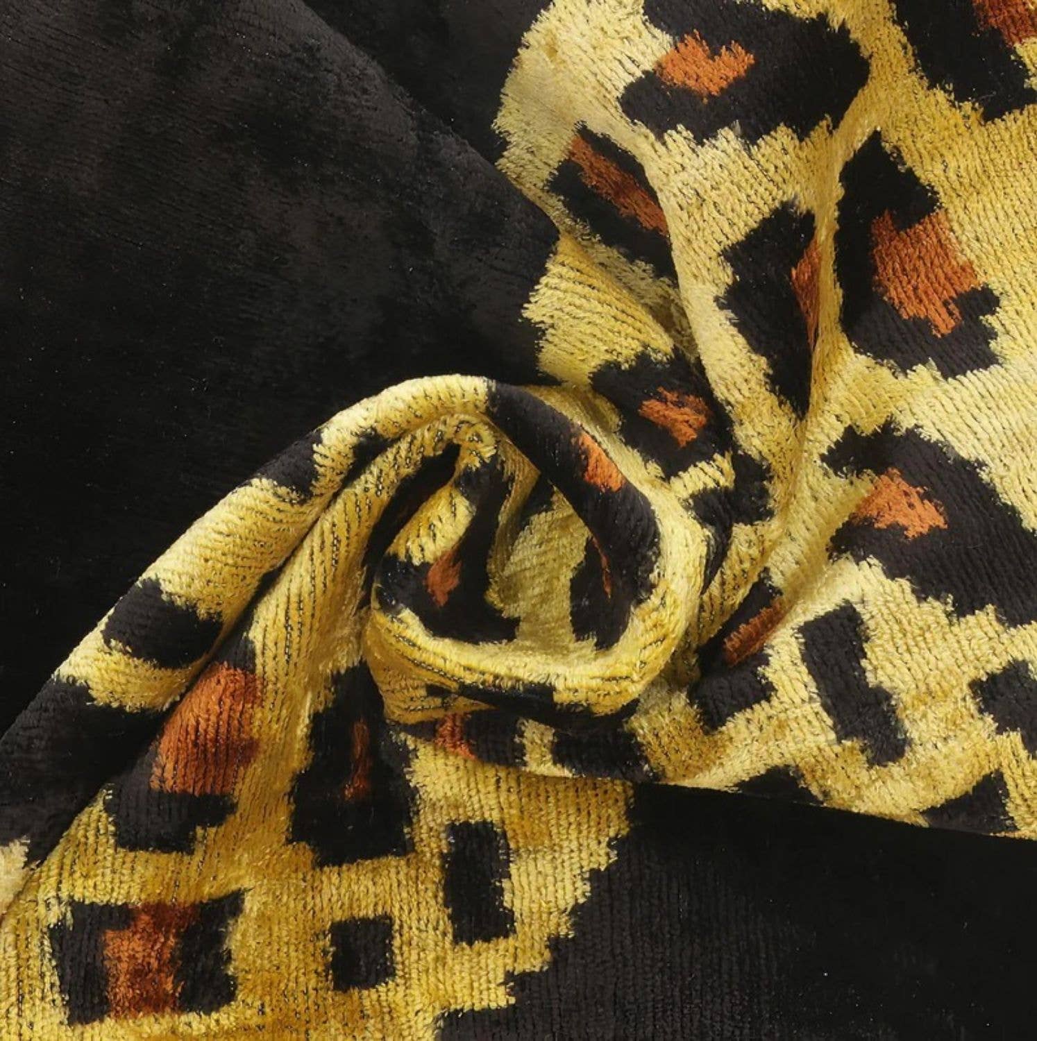 Canvello – Almofada decorativa/de sofá por atacado – Almofada Lombar de Veludo Feita à Mão 16x24 Estampa de Leopardo3