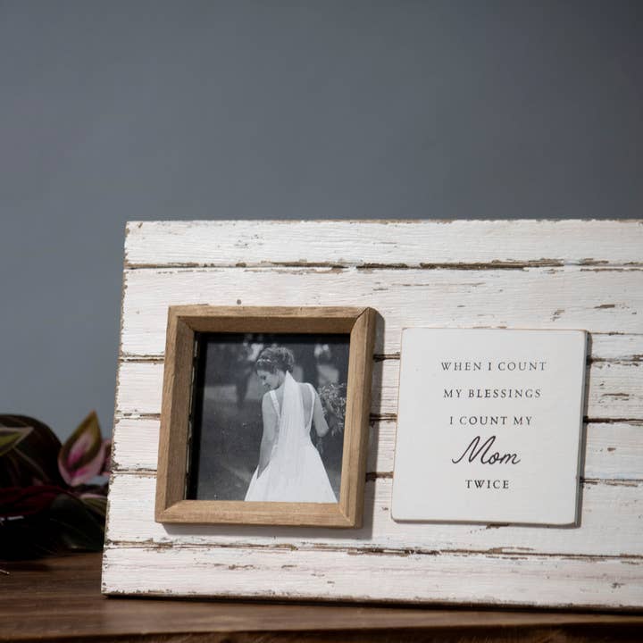 4x4 Jolene Mom Photo Frame for wholesale by Foreside Home & Garden