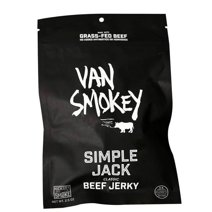 Simple Jack Beef Jerky for wholesale by Van Smokey
