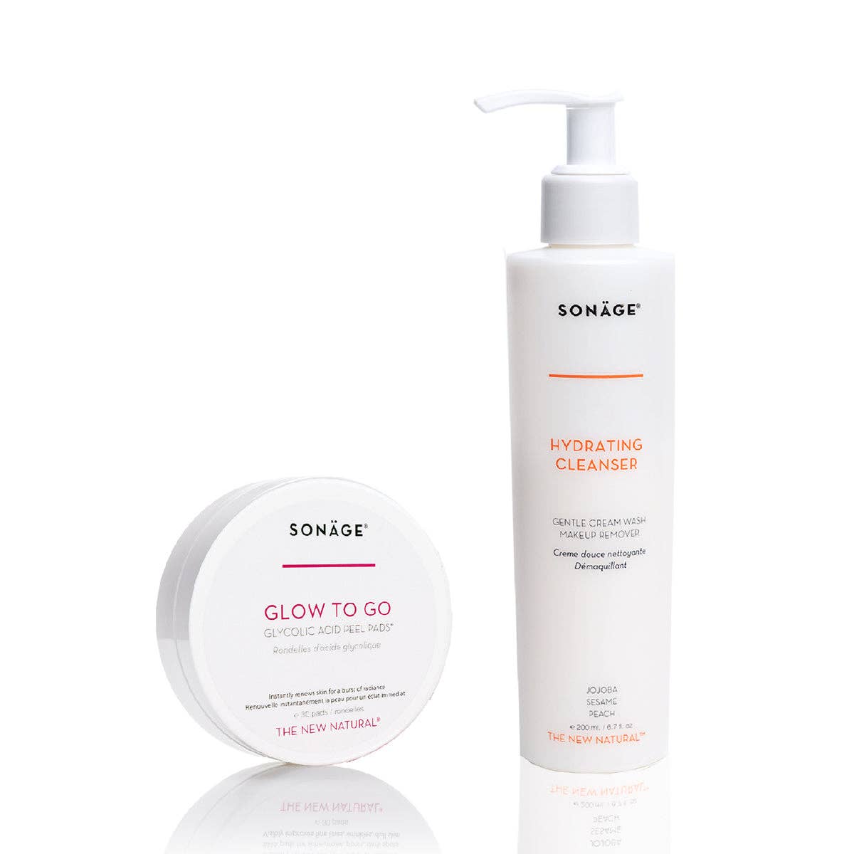Sonage Skincare - Wholesale Facial Cleanser - Clean & Glow Duo0