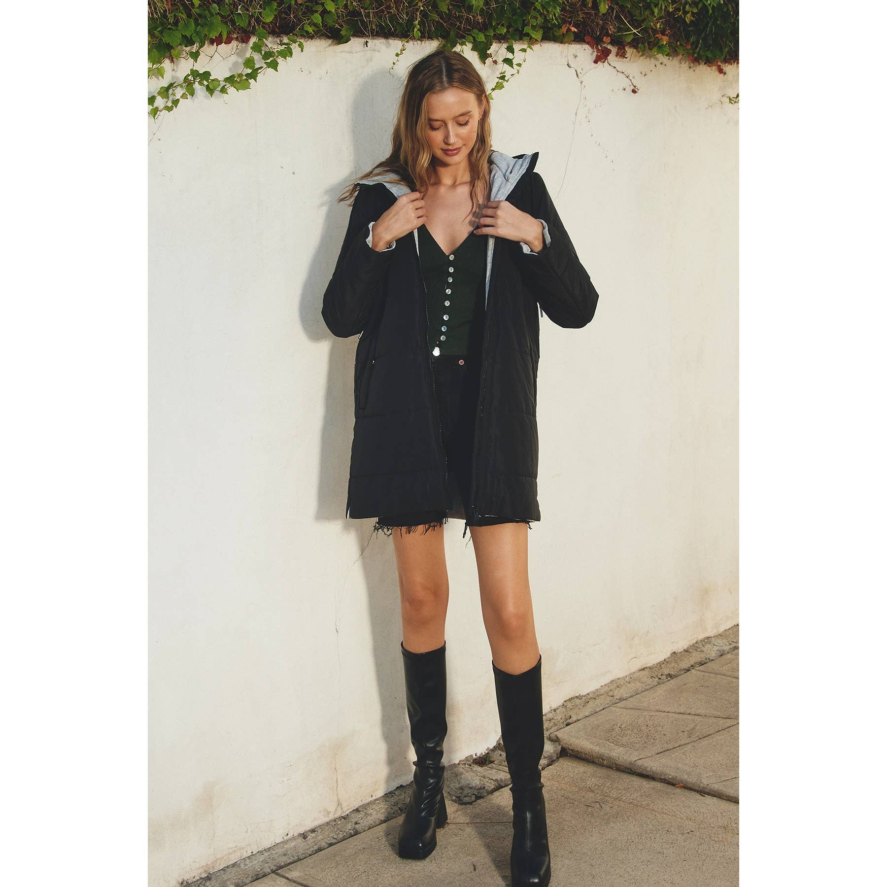 Dress Forum - Wholesale Puffer Jacket - Women's - Hooded Puffer Jacket3