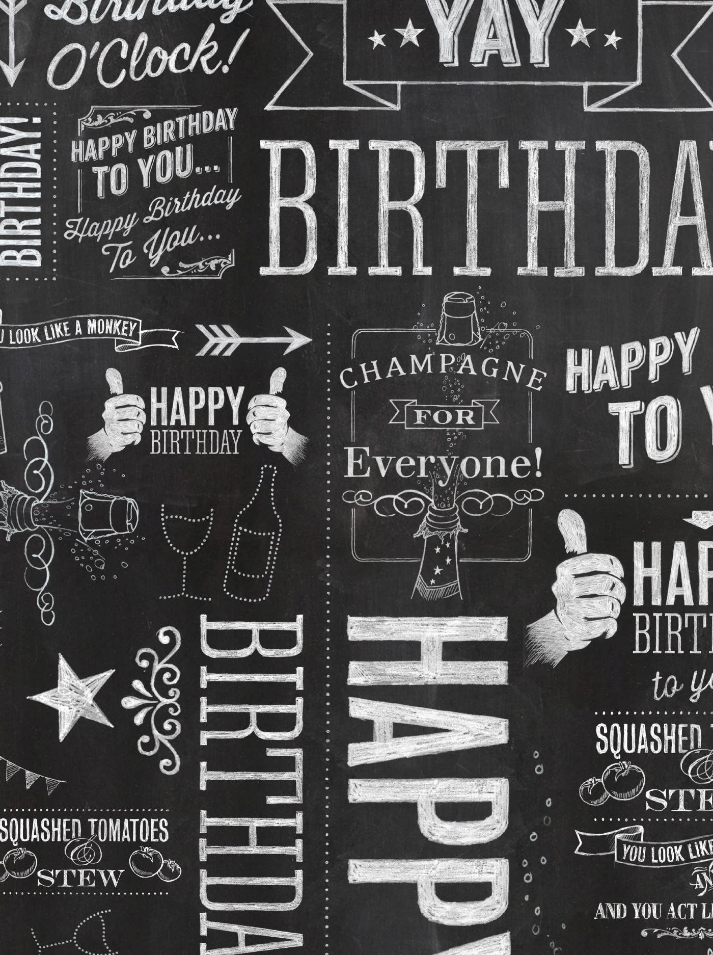 Brainbox Candy - Wholesale Flat Wrap - Birthday Gift Wrap  **25 x FLAT sheets in a pack**2