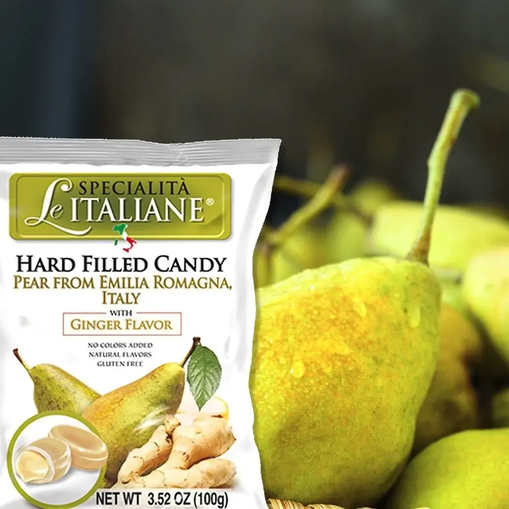 Fine Italian Food - Wholesale Hard Candy - Le Specialità Italiane Candy with Pear & Ginger, 3.52 oz.1