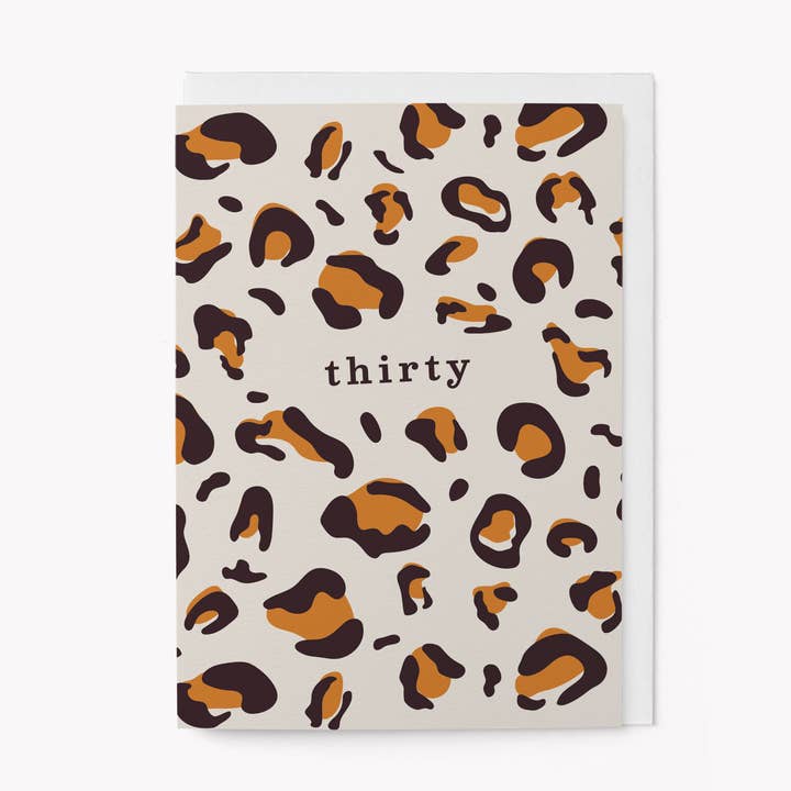 Thirty - Milestone Birthday card for wholesale by Graphic Factory