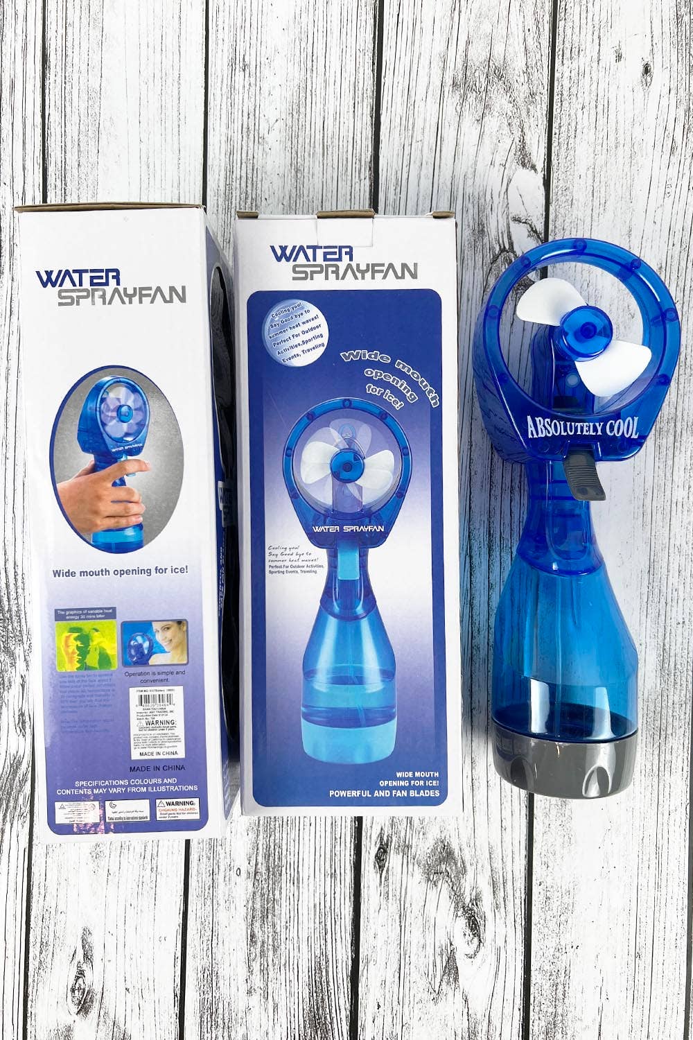 ASSORTED COLOR PORTABLE WATER BOTTLE MISTER SPRAY FAN for wholesale on Faire4