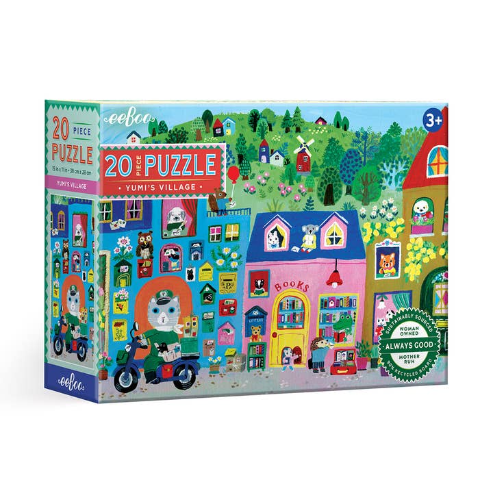 Puzzle 20 pezzi - Il Villaggio di Yumi per la vendita all'ingrosso da parte di eeBoo
