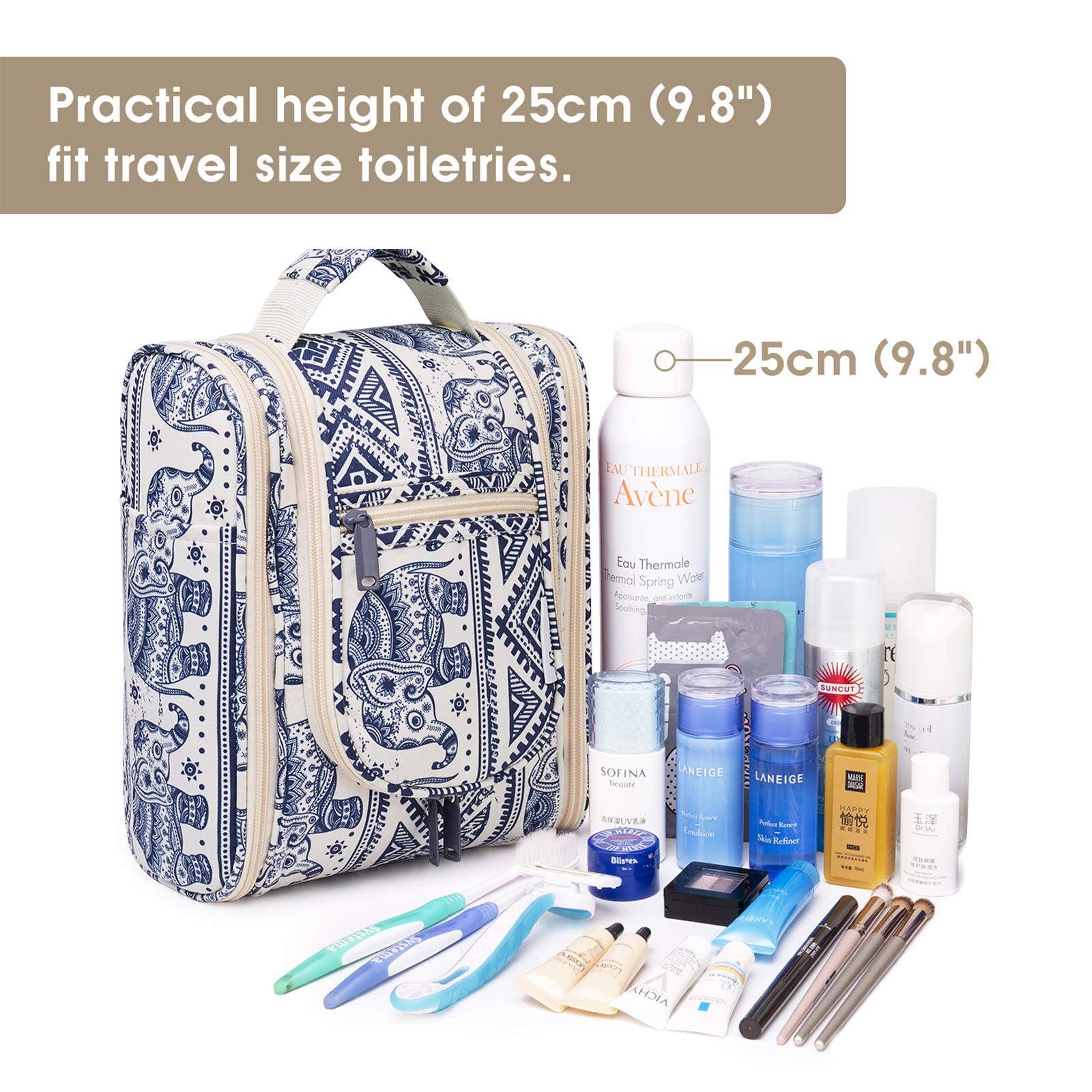 NARWEY INC - Wholesale Toiletry Bag - Women's - Large Hanging Toiletry Bag With Hook Cosmetics Organizer201