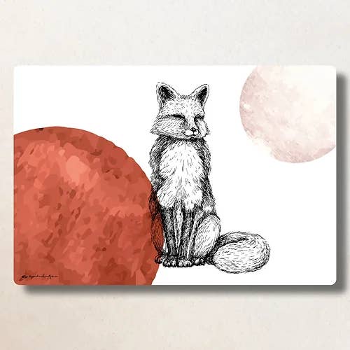 Tovaglietta XL Fox per la vendita all'ingrosso da parte di Bijzondere Kaartjes