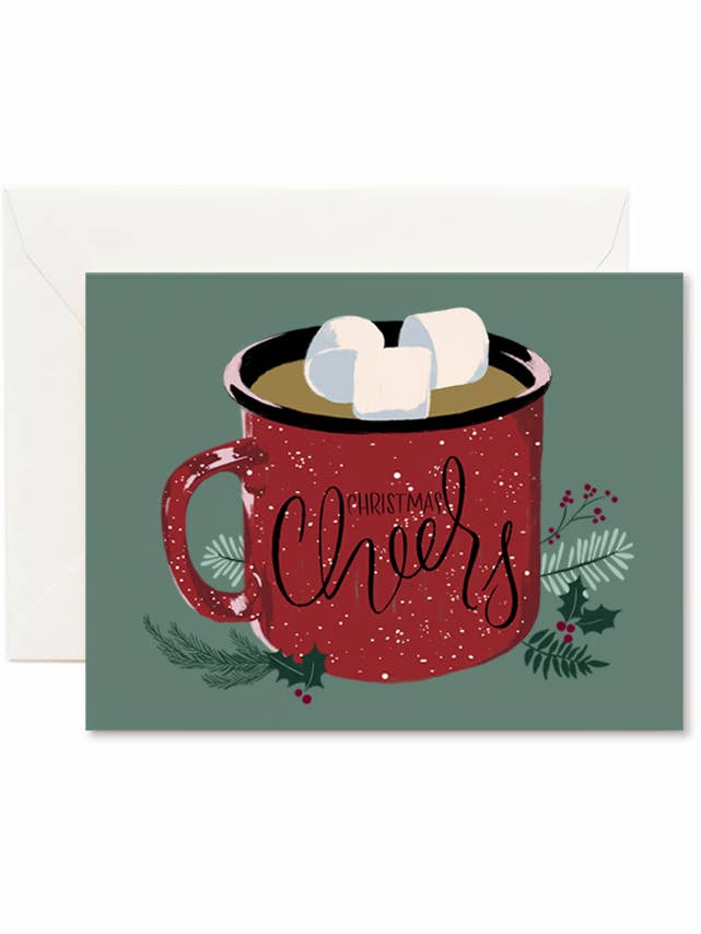 Cheers - Tarjeta de Navidad para venta al por mayor de Laura Bennett Design