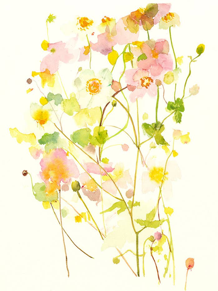 Gavemærke - Japansk Anemone - GT - 0137 for engroshandel hos Ping He Art