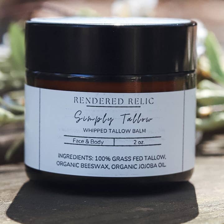 Organic Whipped Simply Tallow for wholesale by Rendered Relic LLC.